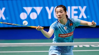 Thuy Linh těsně porazila soupeře mimo první stovku a postoupila do finále badmintonového turnaje Vietnam Open.