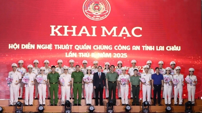 Khai mạc Hội diễn nghệ thuật quần chúng Công an tỉnh Lai Châu lần thứ II năm 2025