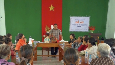Trung tâm Y tế khu vực Vạn Ninh truyền thông Đề án kiểm soát mất cân bằng giới tính khi sinh