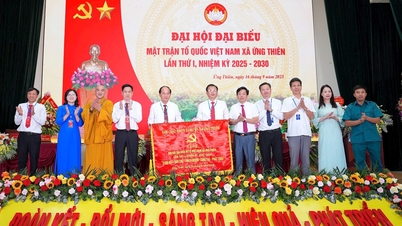 Ung Thien Commune Fatherland Front promotes the strength of national solidarity