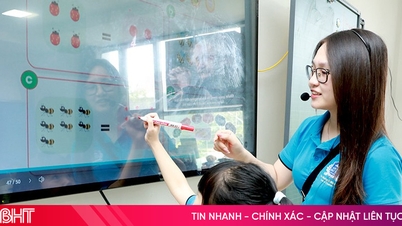 Daripada pelajaran Matematik dalam bahasa Inggeris, pelajar Ha Tinh membuka pintu kepada penyepaduan