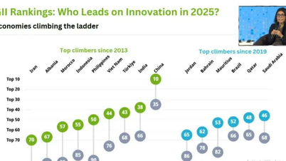 Vietnam rankas som nummer 44 av 139 länder och globala ekonomier i innovationsindex