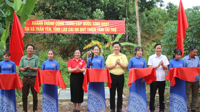 Tran Yen Commune: Inauguration of a domestic water supply project worth 800 million VND
