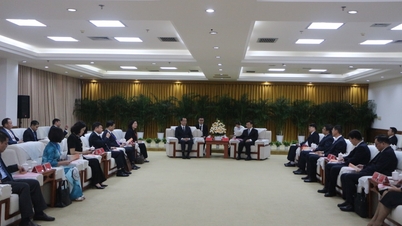 Meeting between the leaders of Lang Son Provincial People's Committee, Vietnam and the Secretary of the Chongzuo City Party Committee, Guangxi, China