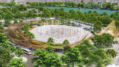 Shape of the square, 2.14 ha park east of Hoan Kiem Lake