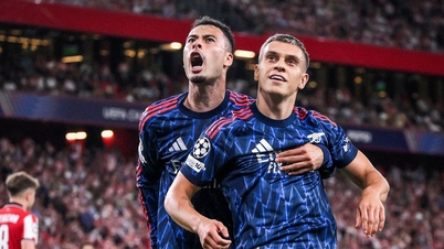Arsenal memenangi perlawanan pembukaan C1 berkat 'rookie' Martinelli