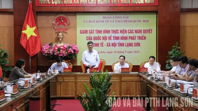 Phó Chủ tịch Quốc hội Vũ Hồng Thanh làm việc tại Lạng Sơn