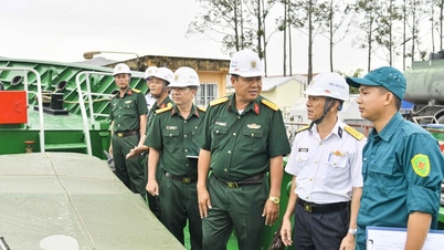 Bộ Chỉ huy Quân sự tỉnh An Giang nghiệm thu và bàn giao tàu sau sửa chữa