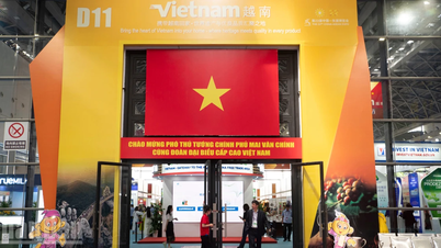 [Ảnh] Khu gian hàng Việt Nam nổi bật tại Hội chợ CAEXPO năm 2025