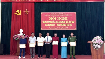 Xã Thạch An tổng kết Chương trình xóa nhà tạm, nhà dột nát giai đoạn 2021 - 2025 - Báo Cao Bằng điện tử