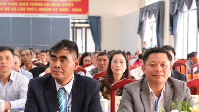 Het bevorderen van de kracht van grote solidariteit, het bouwen van de gemeente Bao Thuan om zich snel en duurzaam te ontwikkelen