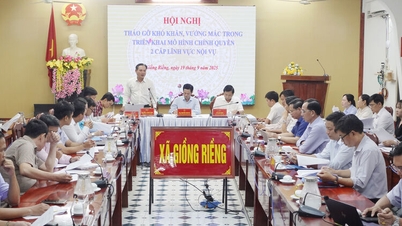 Tháo gỡ khó khăn trong triển khai mô hình chính quyền 2 cấp