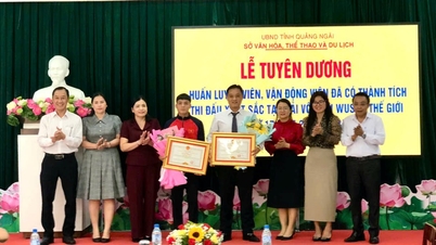 ការសរសើរ និងរង្វាន់សម្រាប់គ្រូបង្វឹក និងអត្តពលិកដែលមានលទ្ធផលល្អក្នុងព្រឹត្តិការណ៍ World Wushu Championship