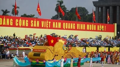 Rạng rỡ khối quần chúng tham gia Lễ diễu binh, diễu hành kỷ niệm 80 năm Quốc khánh 2/9