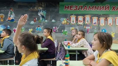 17.000 anak Ukraina memulai tahun ajaran baru di bawah tanah