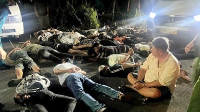 An Giang: Polícia detém grupo de jovens que se preparavam para lutar