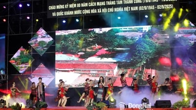 80 ANIVERSARIO DE LA REVOLUCIÓN DE AGOSTO Y DÍA NACIONAL 2-9 Dong Nai: Impresionante programa de arte y exhibición de fuegos artificiales para celebrar el Día Nacional 2-9