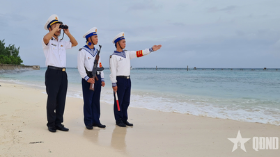 Pride of the Navy at the forefront