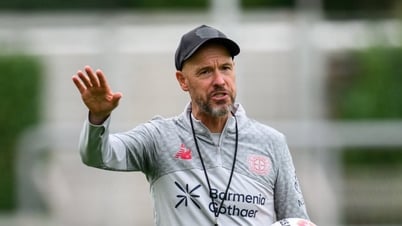 Erik ten Hag was sacked by Leverkusen after just two Bundesliga games