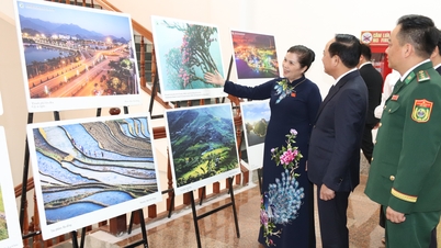 Fotoausstellung zur Begrüßung des 15. Kongresses des Parteikomitees der Provinz Lai Chau, Amtszeit 2025 – 2030
