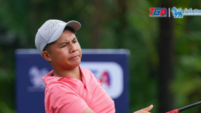 Nationella golfmästaren Nguyen Tuan Anh vinner historisk seger i Thailand