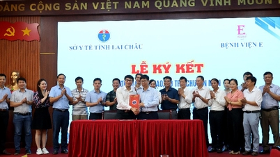 Ký kết hợp tác đào tạo, hỗ trợ chuyên môn giữa Bệnh viện E và Sở Y tế tỉnh Lai Châu