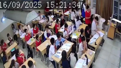 Hà Nội: Học sinh giật tóc, dúi đầu giáo viên ngay trong lớp học