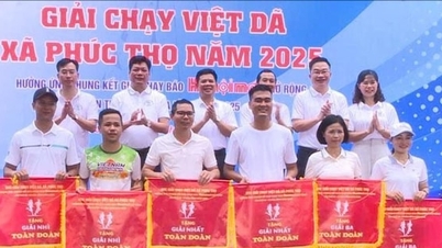 Phuc Tho Commune: 300 athletes participate in the Cross Country Race