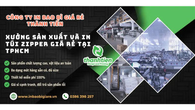 រោងចក្របោះពុម្ពវេចខ្ចប់ថោក Thanh Tien មានជំនាញក្នុងការផលិត និងបោះពុម្ពថង់ខ្សែរ៉ូតដែលមានតំលៃថោក។