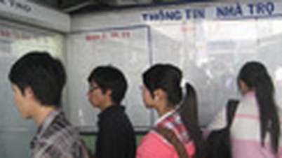 In het studentenhuisvestingsseizoen