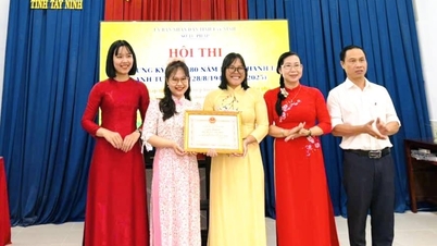 នាយកដ្ឋានយុត្តិធម៌ខេត្តតៃនិញ រៀបចំការប្រលងដើម្បីអបអរសាទរខួបលើកទី 80 នៃទិវាប្រពៃណីរបស់វិស័យយុត្តិធម៌