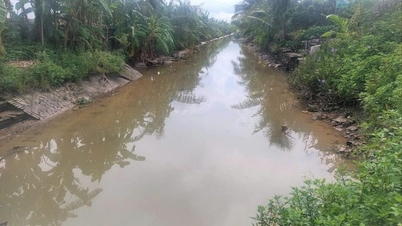 Lowering the water level of canal buffers to respond to storm Ragasa