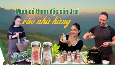 E-magazine Jrai specialty aromatic grass salt in restaurants
