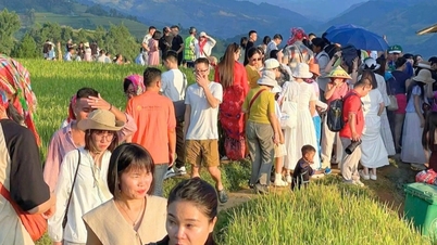 Mù Cang Chải chật kín khách du lịch, nửa đêm có người vẫn vật vã tìm phòng