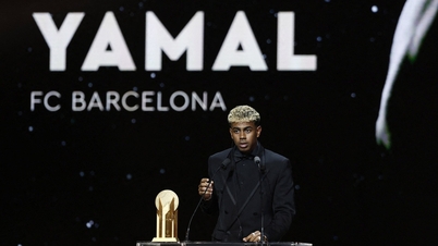 Young striker Yamal makes history with Golden Ball