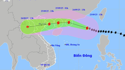 Khanh Hoa, zasažený bouří č. 9, má na mnoha místech přeháňky a bouřky.