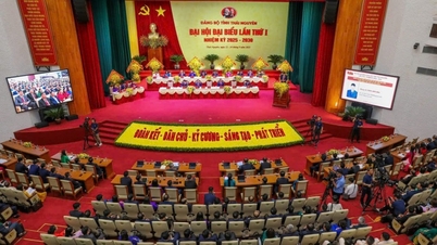 O 1º Congresso do Comitê Provincial do Partido Thai Nguyen, período de 2025 a 2030, foi um grande sucesso.