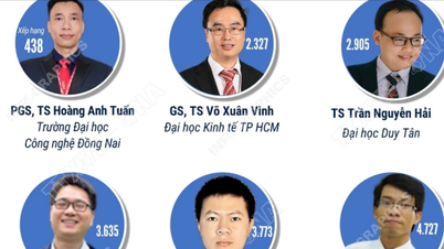 9 nhà khoa học Việt Nam lọt top 100.000 nhà khoa học có ảnh hưởng nhất năm 2025