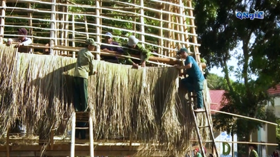 สนับสนุนการสร้างและซ่อมแซมบ้านเรือนชุมชนดั้งเดิมจำนวน 35 หลัง