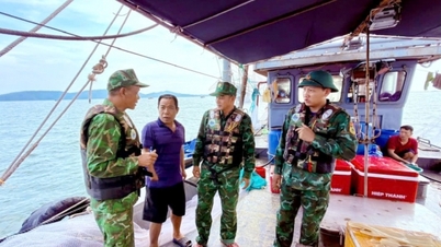 La Guardia Fronteriza de Quang Ninh responde proactivamente a la tormenta Ragasa