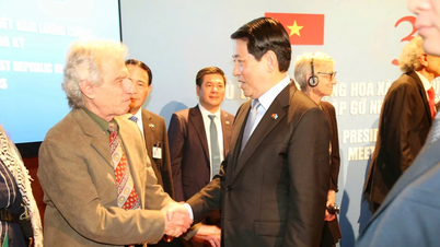 President Luong Cuong ontmoet vrienden en progressieve mensen uit de Verenigde Staten