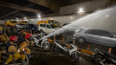 Change of fire drill time at Saigon River tunnel