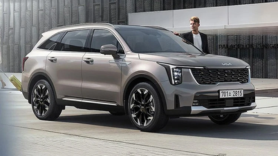 Κοντινό πλάνο της έκδοσης Kia Sorento 2026 για τις ΗΠΑ, τιμή από 32.190 δολάρια ΗΠΑ