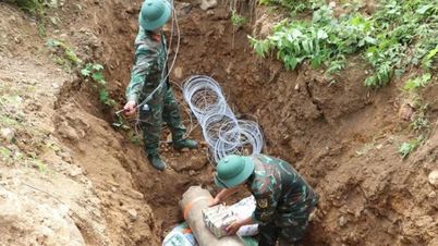 Phú Thọ hủy nổ thành công quả bom chùm CBU-87 được phát hiện tại sông Đà