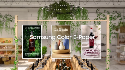 Màn hình e-Paper của Samsung gây sốt cộng đồng mạng