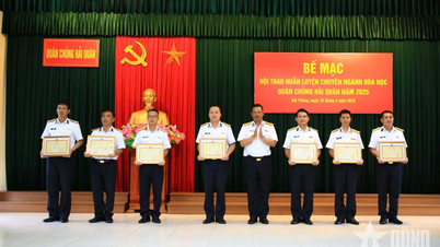 Bế mạc Hội thao huấn luyện chuyên ngành hóa học Quân chủng Hải quân năm 2025