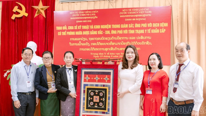 Sở Y tế Viêng Chăn và Trung tâm Y tế khu vực Sa Pa chia sẻ kinh nghiệm phòng, chống dịch bệnh