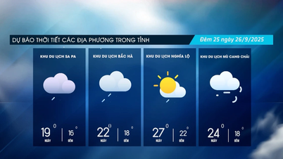 Trời nhiều mây, có mưa vừa, mưa to và dông