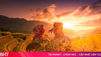 Die kontrastreiche Morgen- und Nachmittagslandschaft ist so schön wie ein Gemälde in Mu Cang Chai.