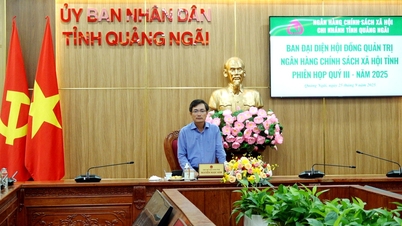 Ban Đại diện Hội đồng quản trị Ngân hàng Chính sách xã hội tỉnh họp phiên quý III/2025